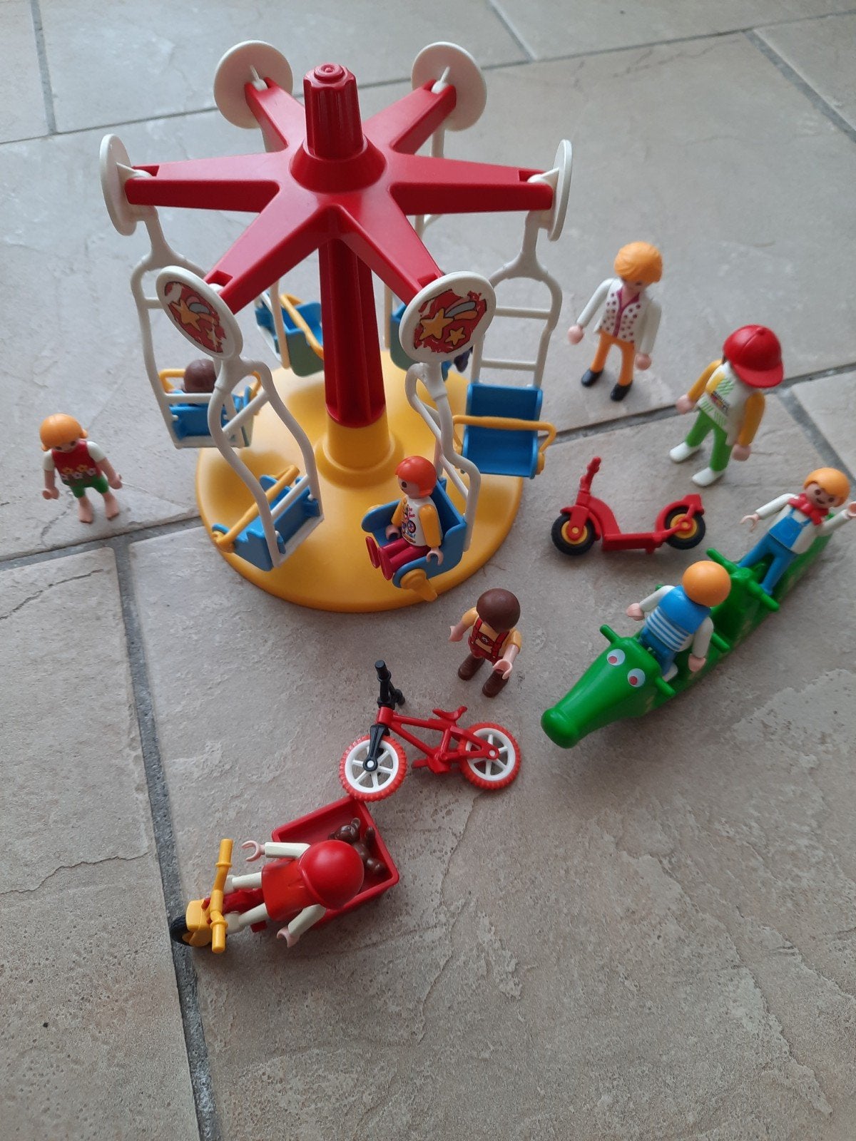 Playmobil: wipwap krokodil zweefmolen step fiets driewieler, Kinderen en Baby's, Speelgoed | Playmobil, Ophalen, Gebruikt