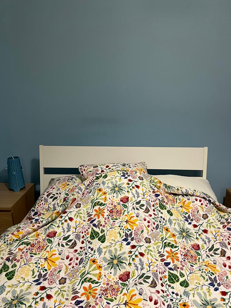 IKEA TRYSIL Tweepersoonsbed 140x200 - Perfecte staat, Wit, Tweepersoons, Zo goed als nieuw, 200 cm