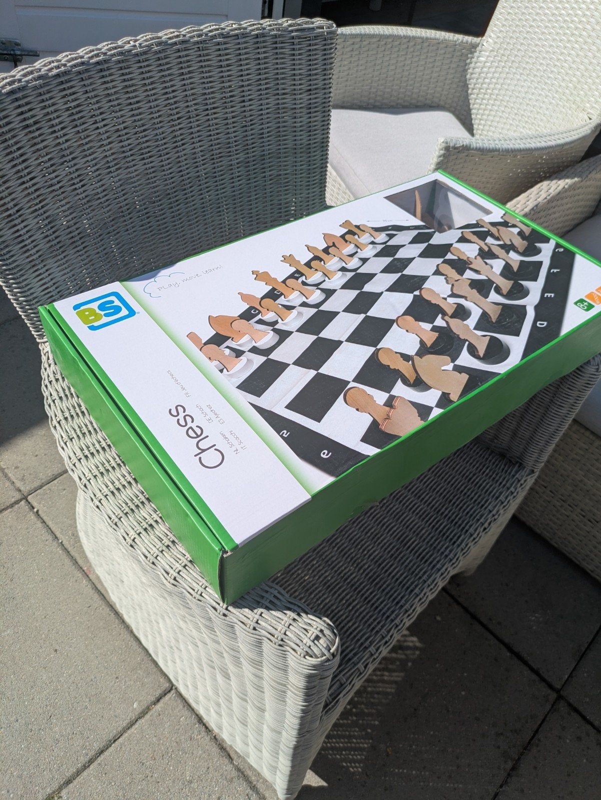 BS Chess Schaakspel XL 90x90 - Nieuw in doos, Een of twee spelers, Ophalen of Verzenden, Nieuw, BS
