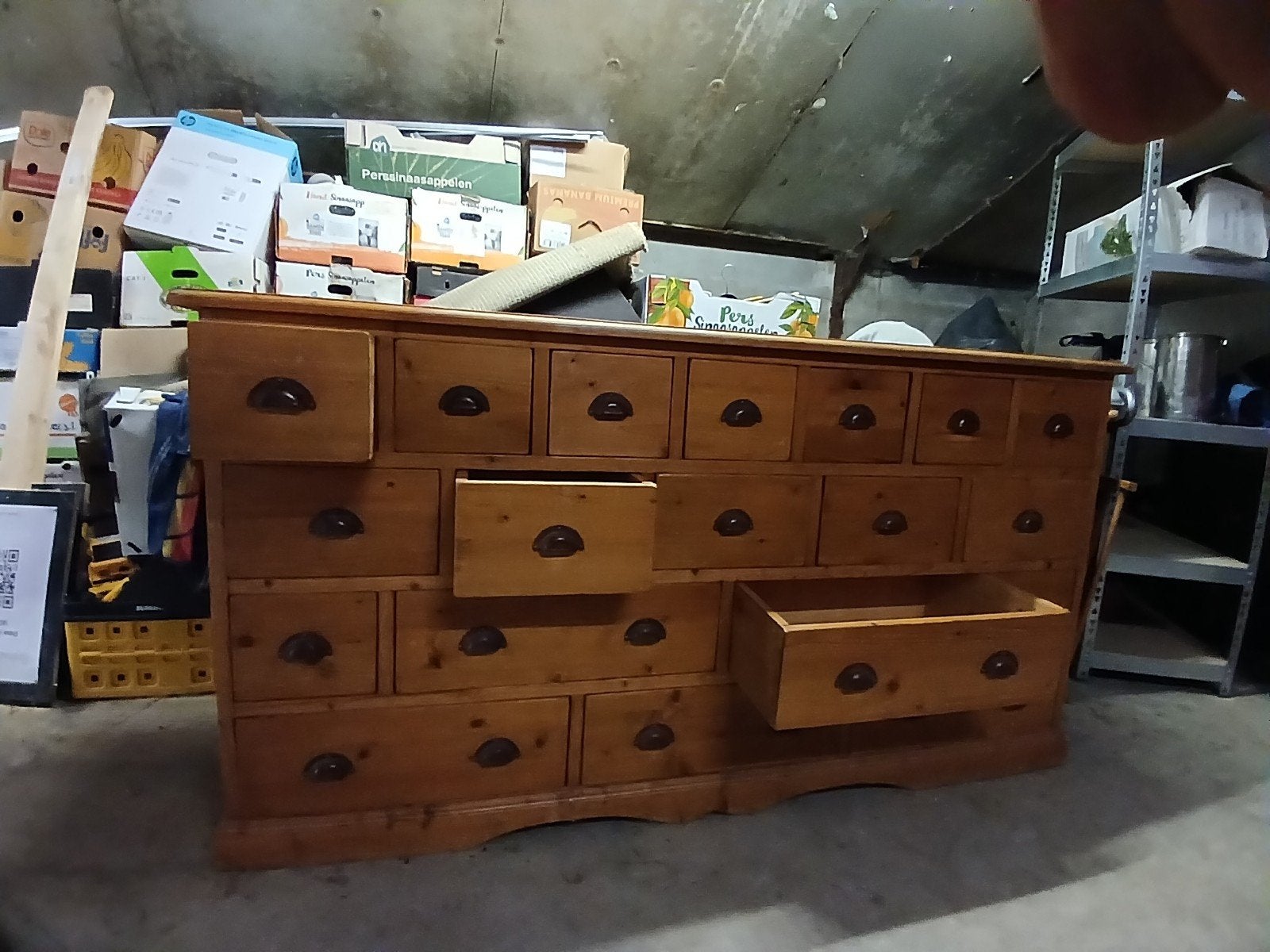 apothekerskast, Huis en Inrichting, Kasten | Dressoirs, Ophalen, Gebruikt, 50 tot 75 cm, 50 tot 100 cm
