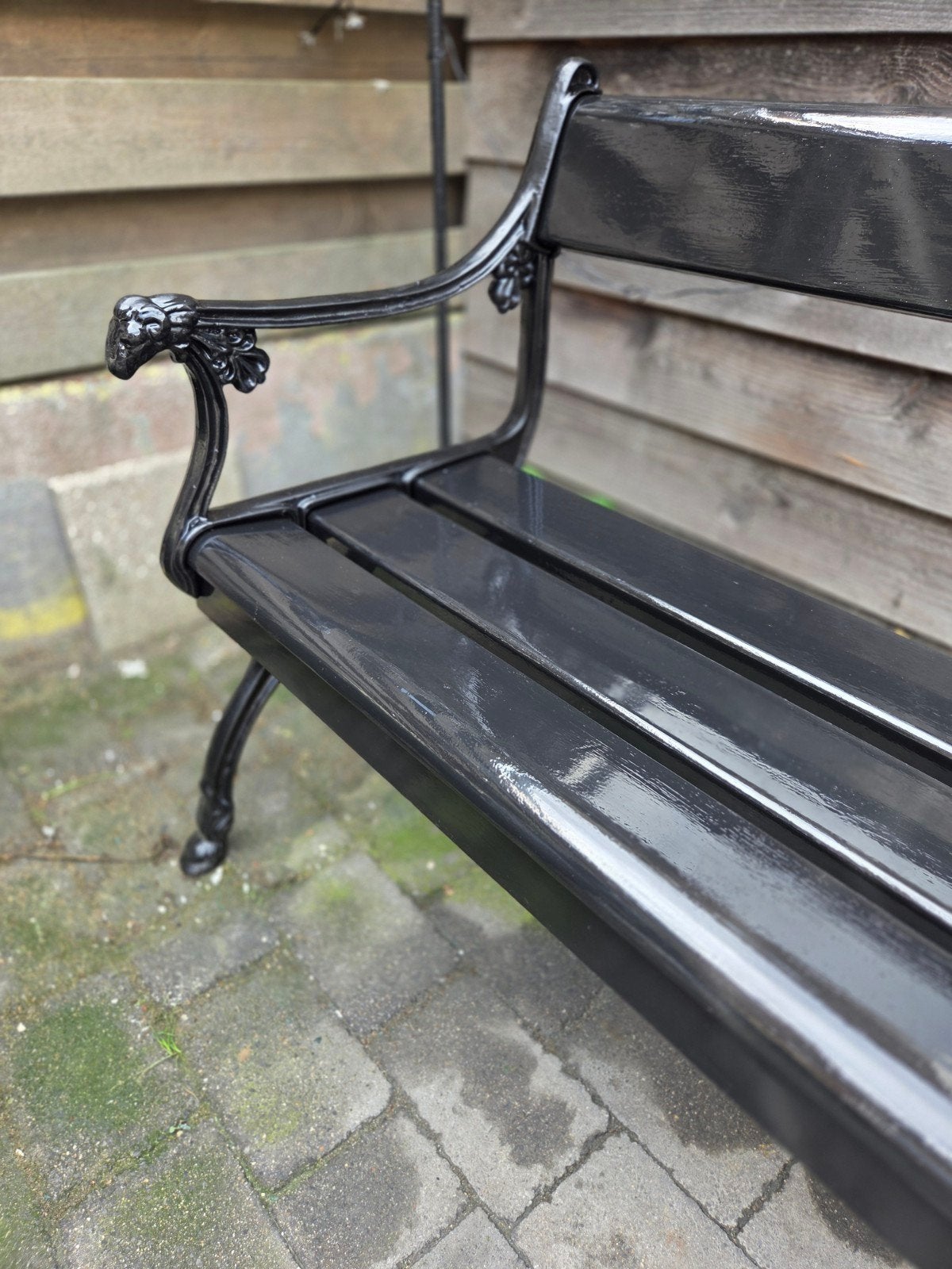 gietijzeren tuinbank, Tuin en Terras, Ophalen, Metaal