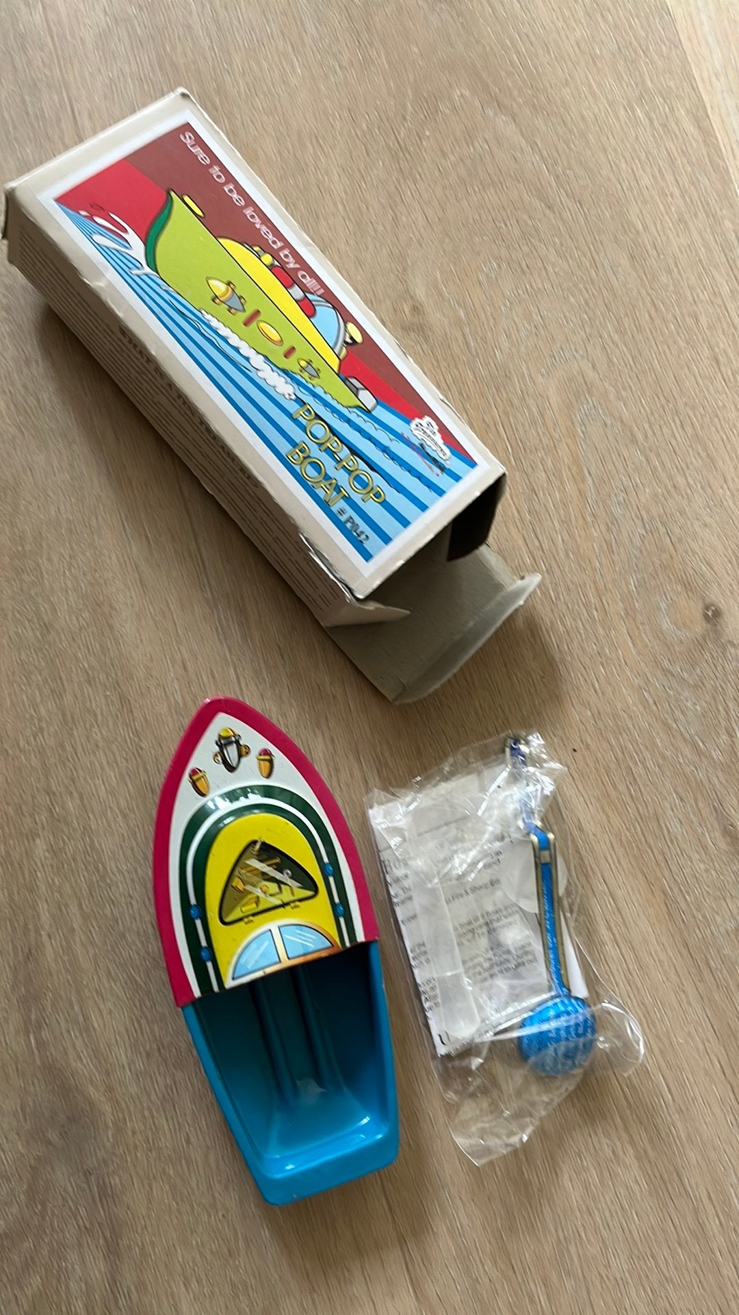 Blikken blik  pop pop boot, Ophalen of Verzenden, Zo goed als nieuw