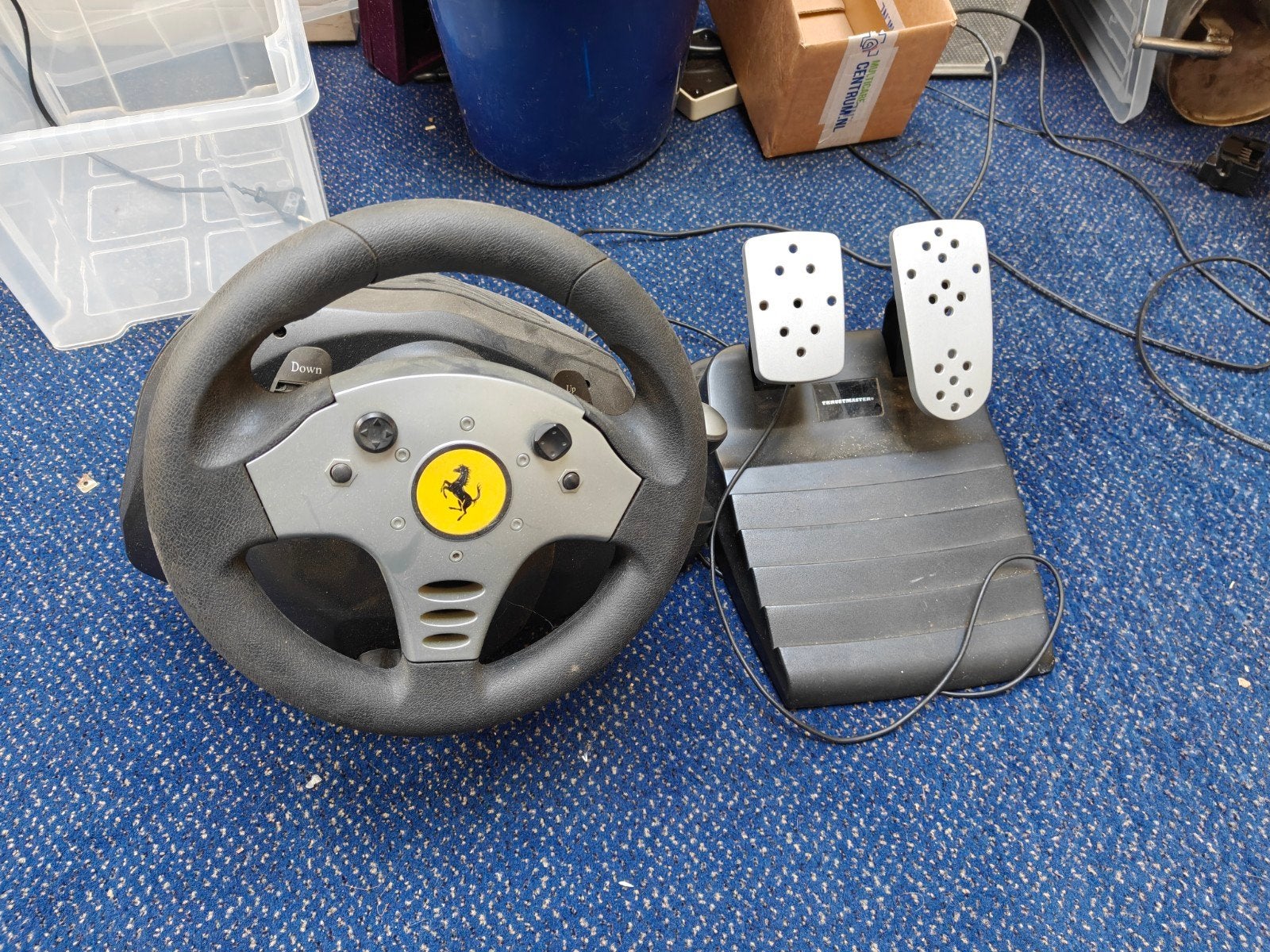 Thrustmaster Ferrari Force Feedback Racing Wheel, Spelcomputers en Games, Spelcomputers | Overige Accessoires, Racestuur, Gebruikt