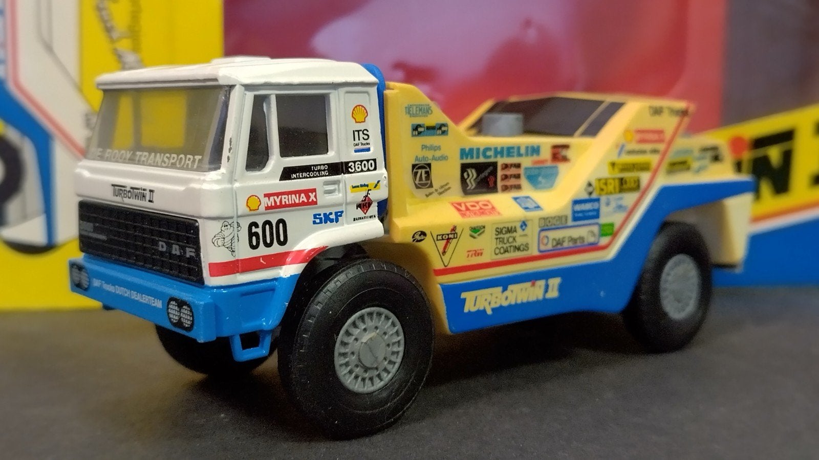 Daf 3600 Turbotwin 2 Dakar de Rooy 1:50 Portegies Pol, Overige merken, Verzenden, ., Zo goed als nieuw