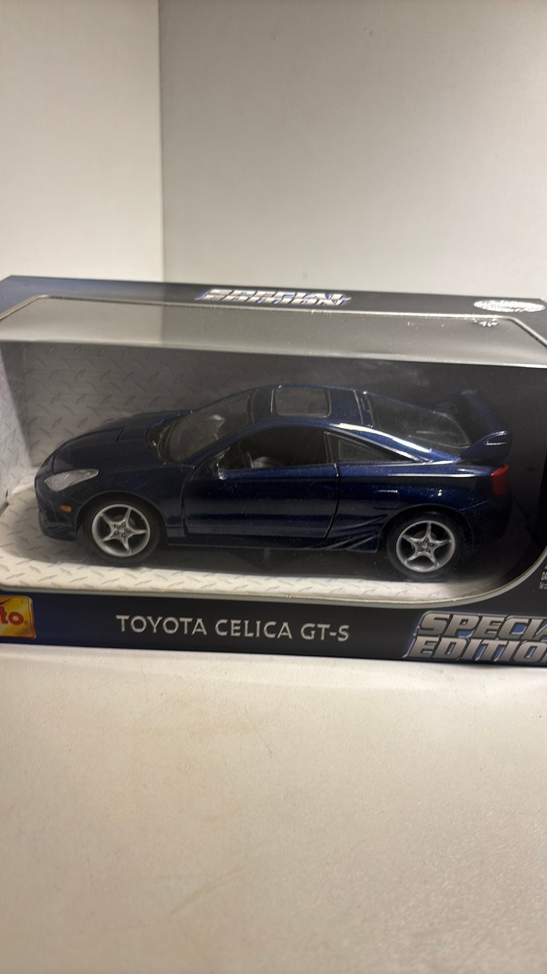 Toyota celica gt-s maisto 1.24, Hobby en Vrije tijd, Maisto, A, Ophalen of Verzenden, W
