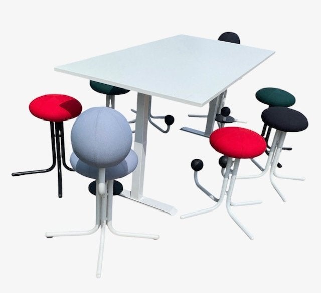 Globe concept stoelen Peter Opsvik, Huis en Inrichting, Stoelen, Zo goed als nieuw, Eén, Metaal, Stof, Overige kleuren, Ophalen