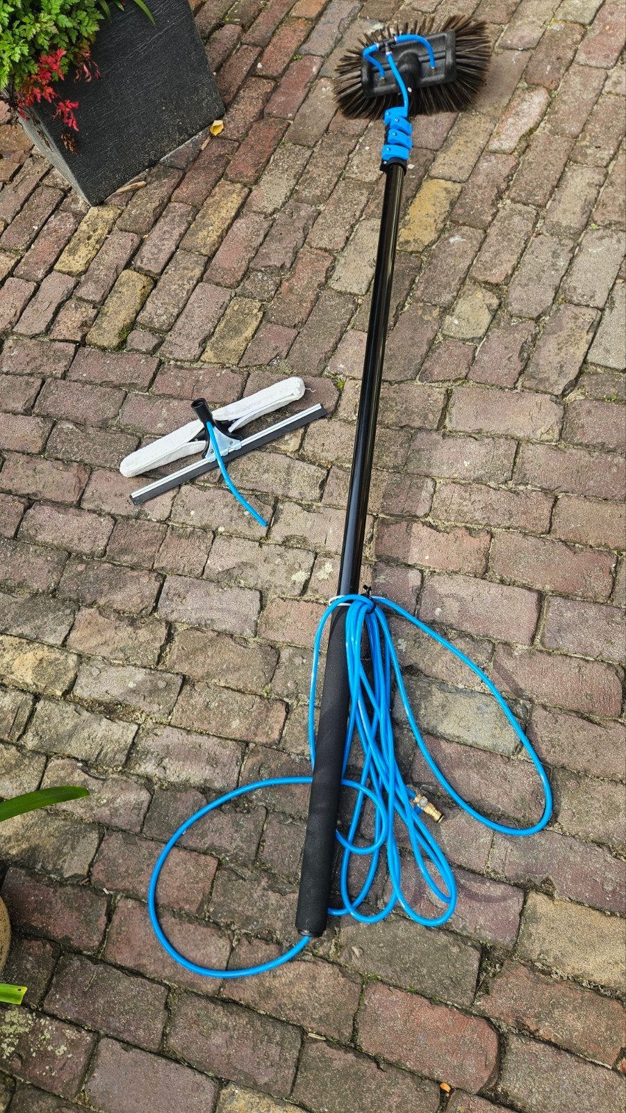 Telescopische Wasborstel Zacht tot 6,5 meter, Huis en Inrichting, Ophalen, Bezem of Borstel