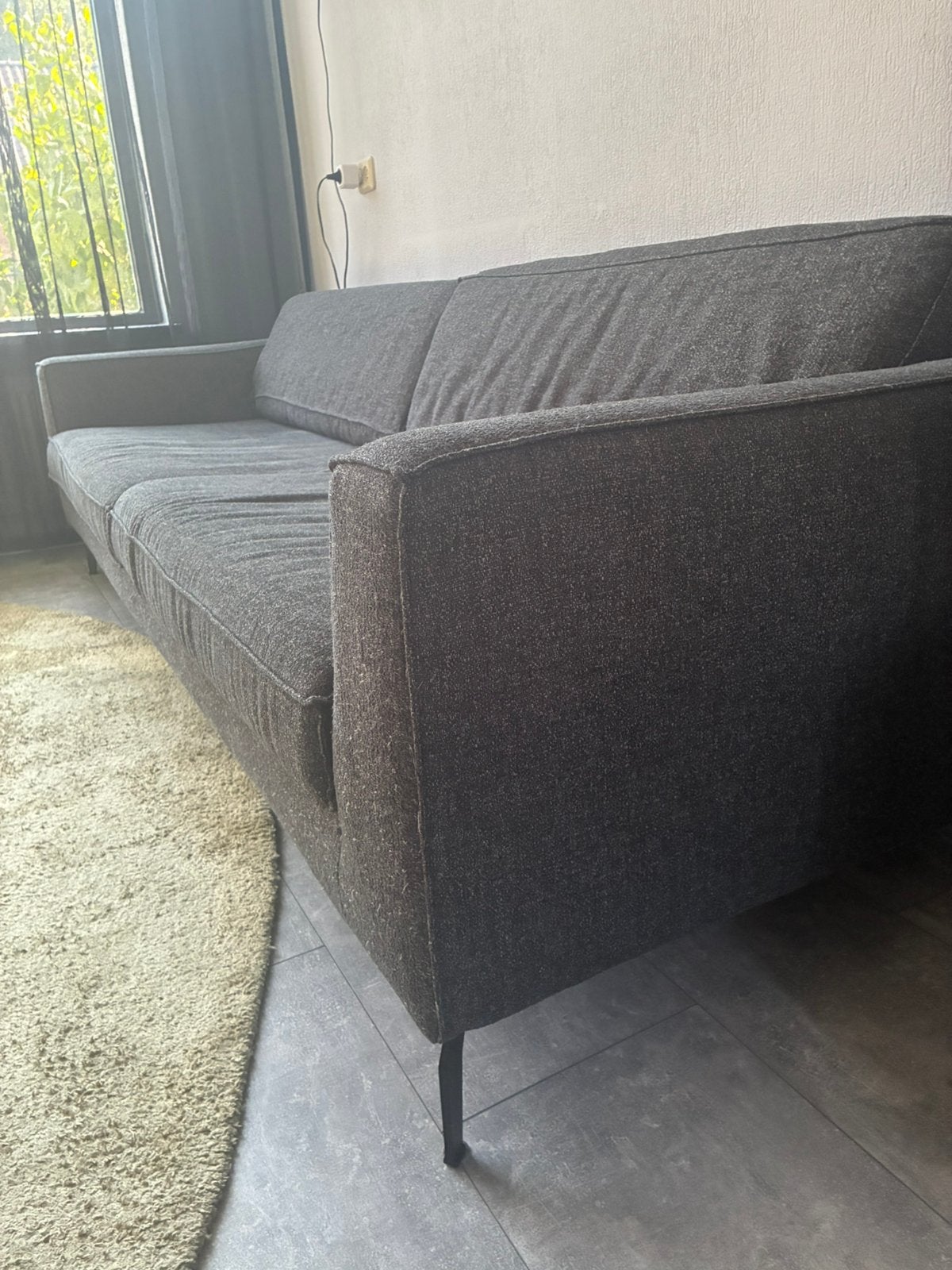 Prachtige designbank Dyyk (240 cm) + Papillon fauteuil, Huis en Inrichting, Strak, Gebruikt, Driepersoons, 75 tot 100 cm