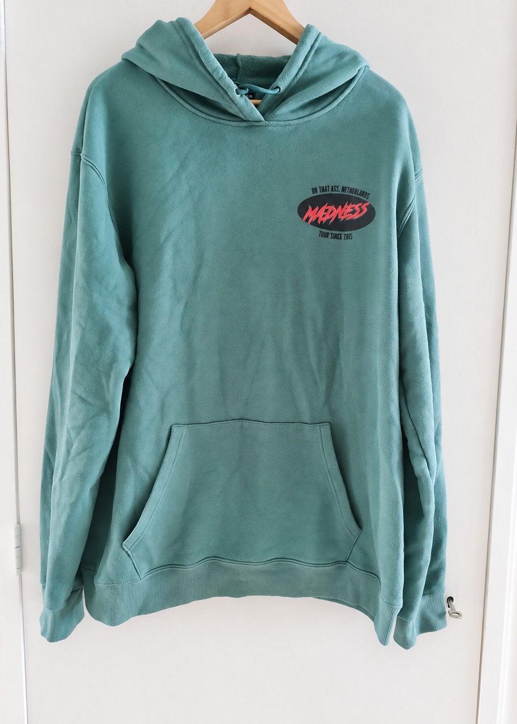 On That Ass "Madness" Hoodie - Maat 3XL - Groen (ZGAN), On That Ass, Overige maten, Ophalen of Verzenden, Zo goed als nieuw