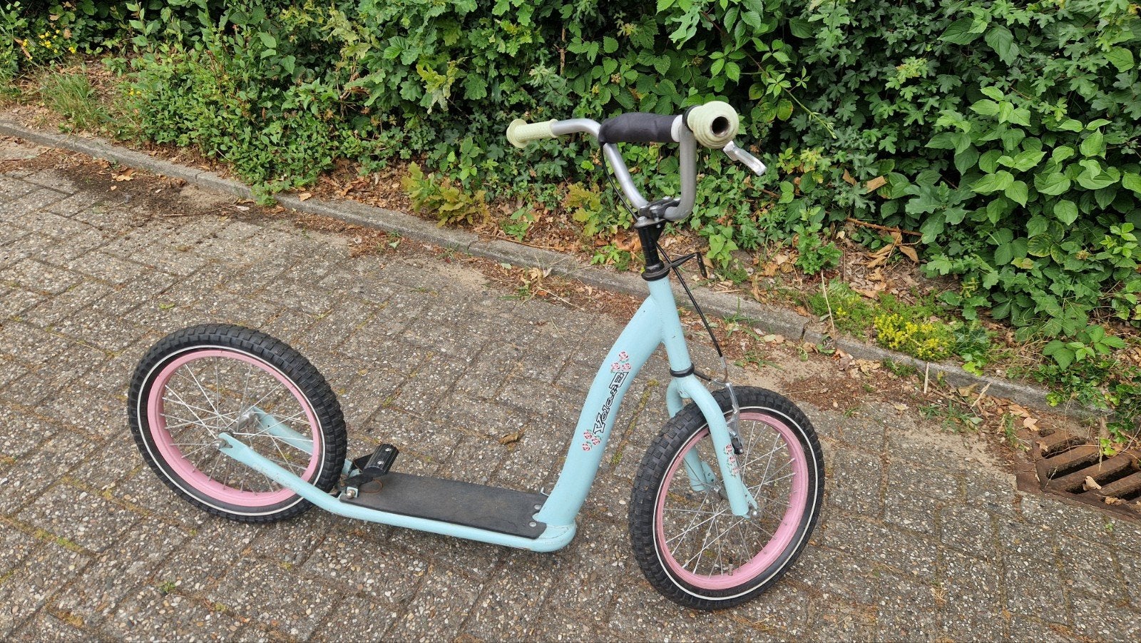 Volare meisjes step 16 inch met voet- en handrem, Fietsen en Brommers, Steps, Ophalen, Gebruikt, Gewone step, Yolare