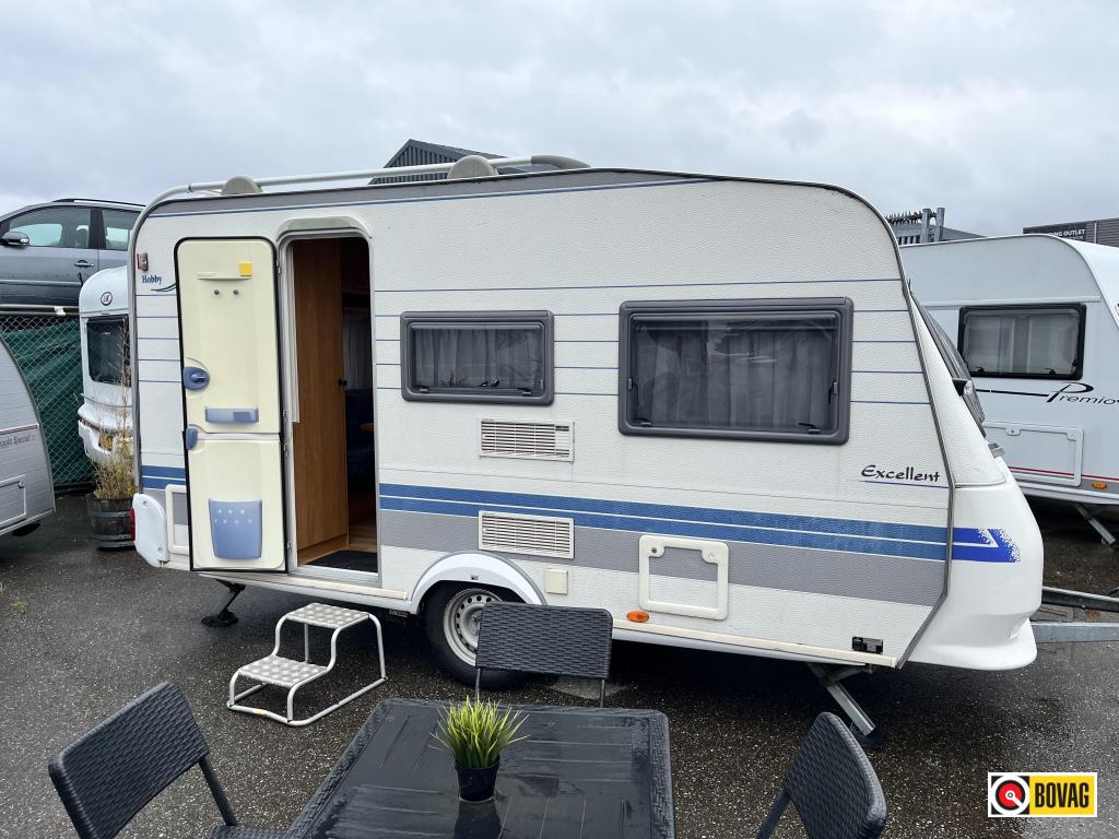Hobby De Luxe 400 SF, Caravans en Kamperen, Niet ingevuld, Hobby, Bedrijf, Schokbreker