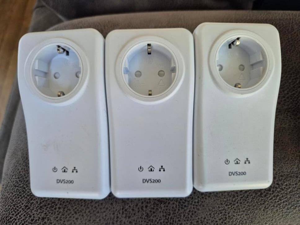 KPN DVS 1200 en DVS 200 Powerline Adapters (Set), Ophalen of Verzenden, Gebruikt, KPN
