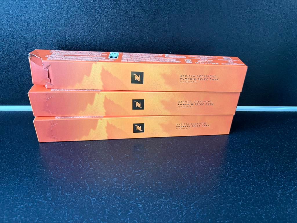 Nespresso cups Pumpkin spice cake, Ophalen, Zo goed als nieuw, Minder dan 100 cm