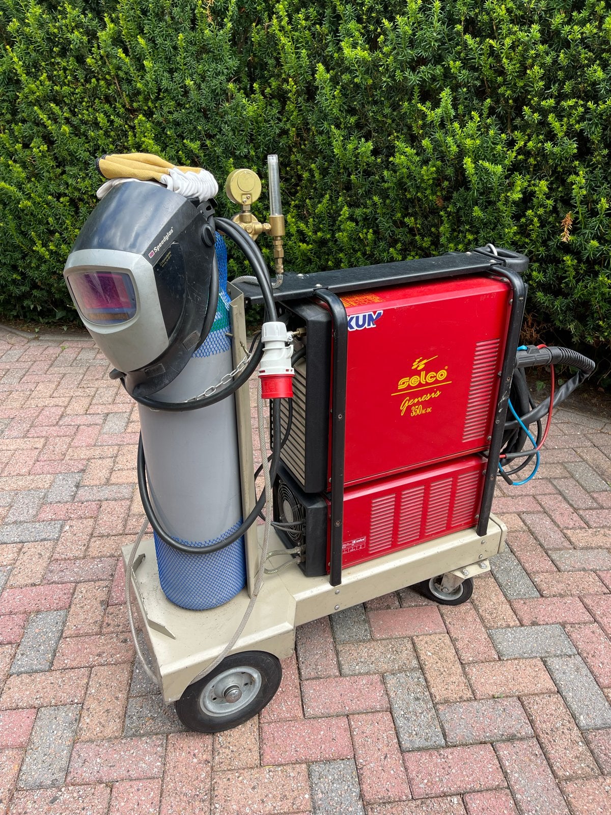 Selco Genesis 350 AC-DC TIG Lasapparaat met toebehoren, Ophalen, Gebruikt, 250 ampère of meer, Tig
