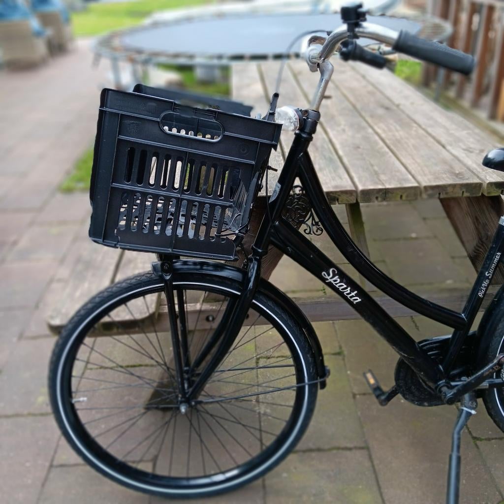Sparta Pick-Up Meisjes fiets 28 inch met Voordrager, Terugtraprem, Sparta, Gebruikt, Versnellingen