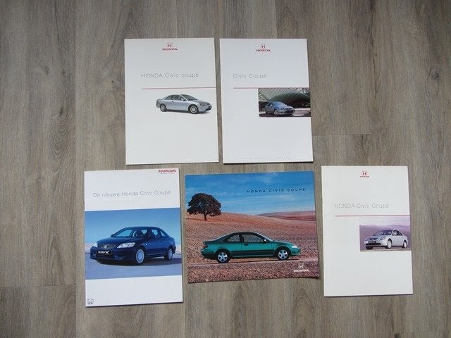 Honda Civic Coupe Folders, Ophalen of Verzenden, Zo goed als nieuw, Honda, Honda