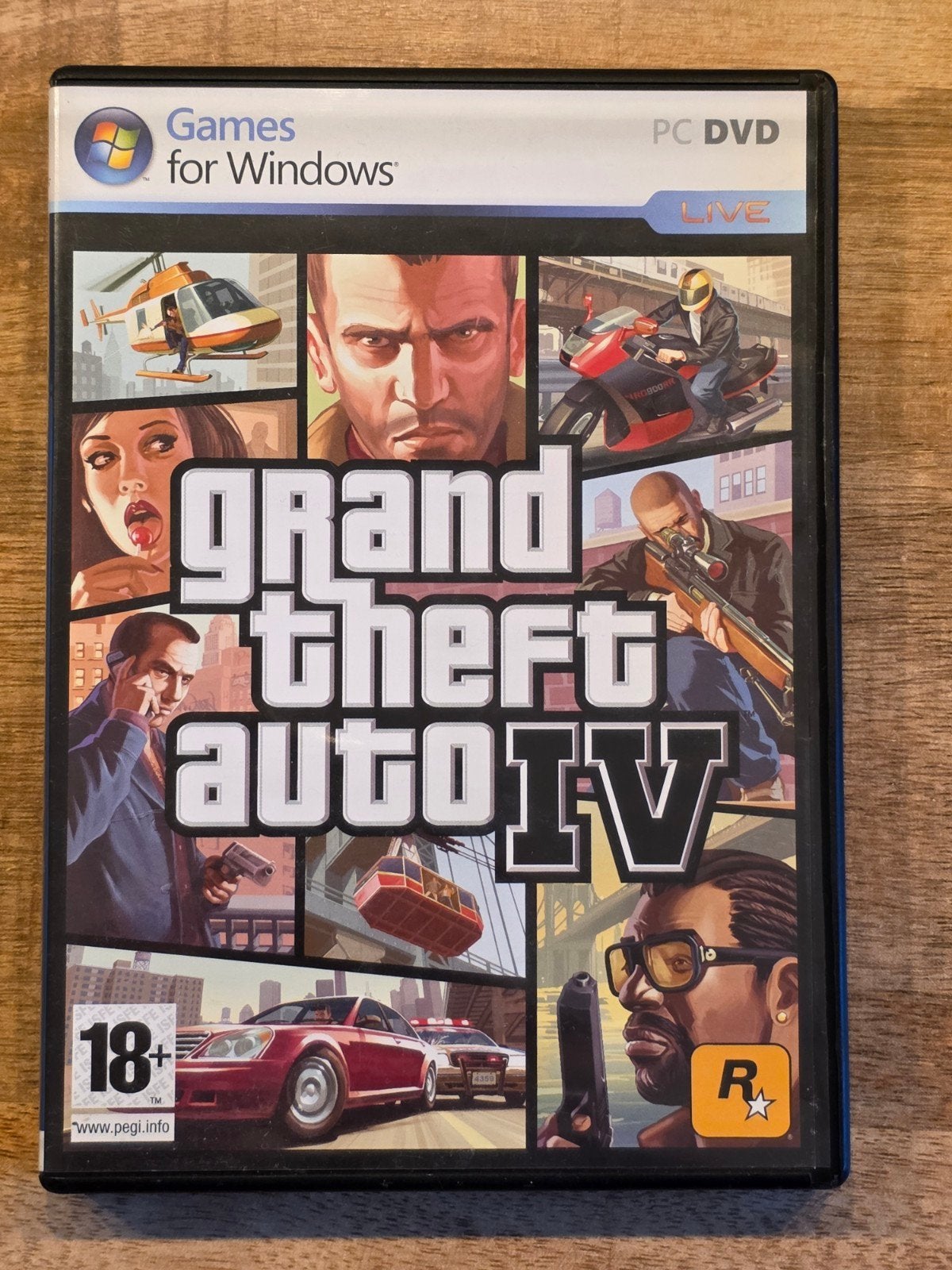 Grand Theft Auto IV (GTA 4) PC DVD - Compleet met kaarten, Avontuur en Actie, Online, Vanaf 18 jaar, 1 speler