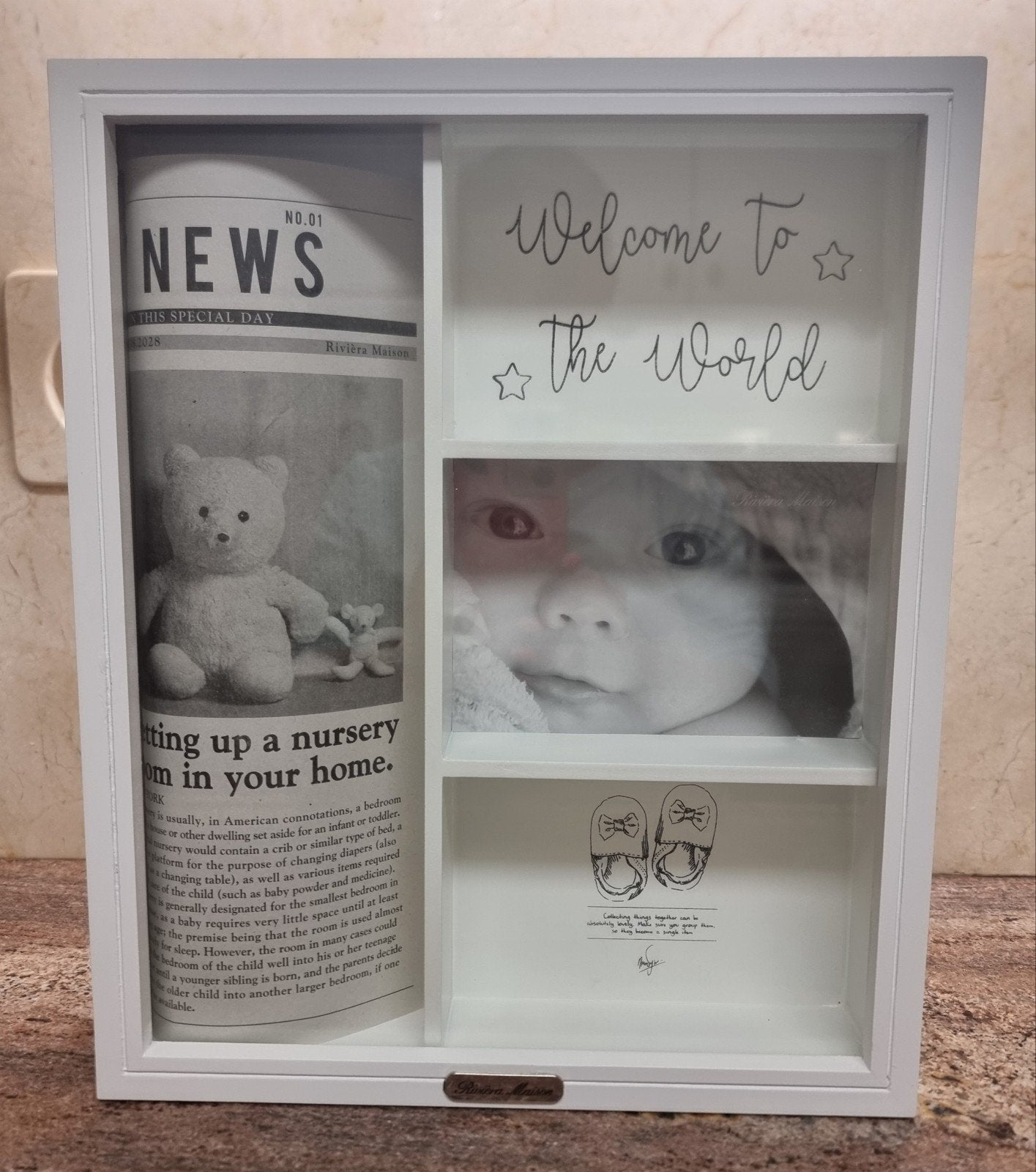 Riviera Maison Herinneringskastje - Welcome to the World, Ophalen of Verzenden, Nieuw