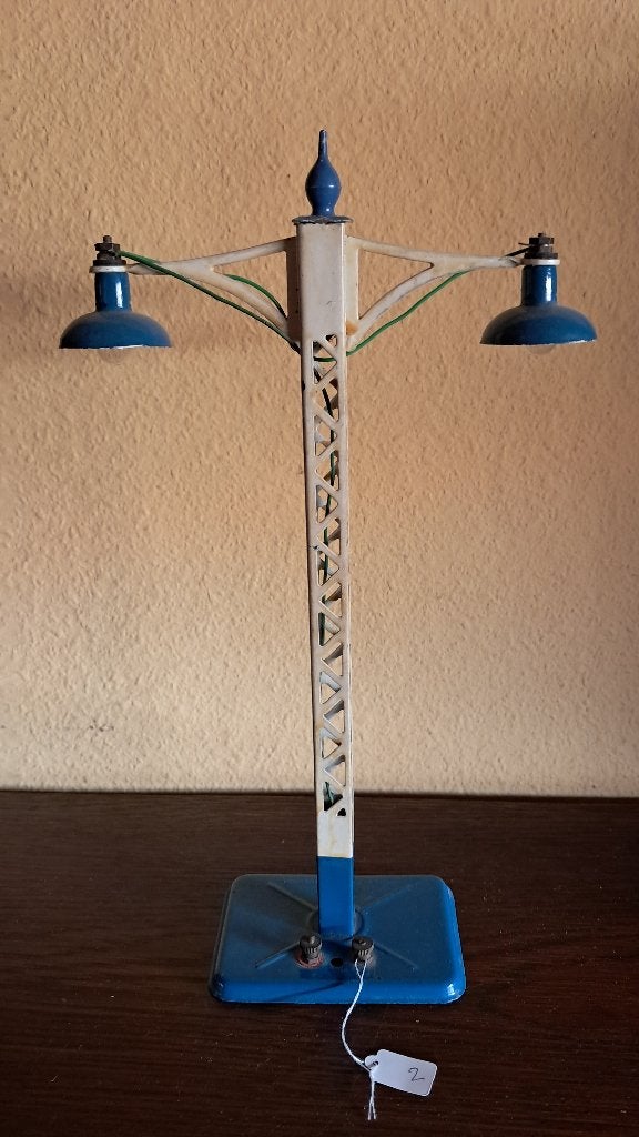 Spoor 0 hornby 2E elektrische lamp 28,5 cm, 1928-39, Ophalen of Verzenden