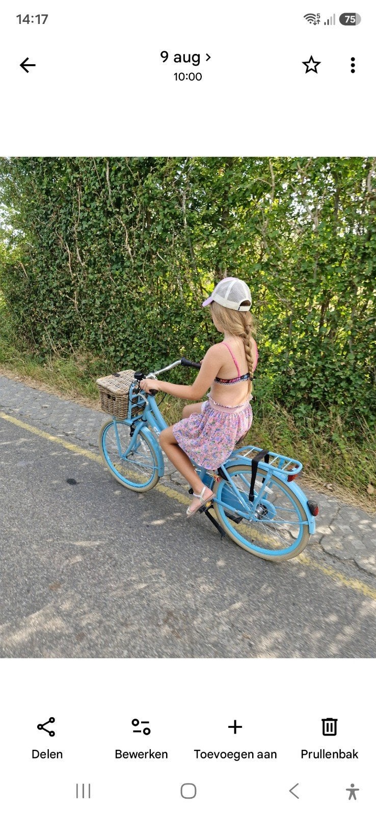 Spirit kinderfiets 24 inch, Fietsen en Brommers, Ophalen, Terugtraprem, 24 inch, Zo goed als nieuw