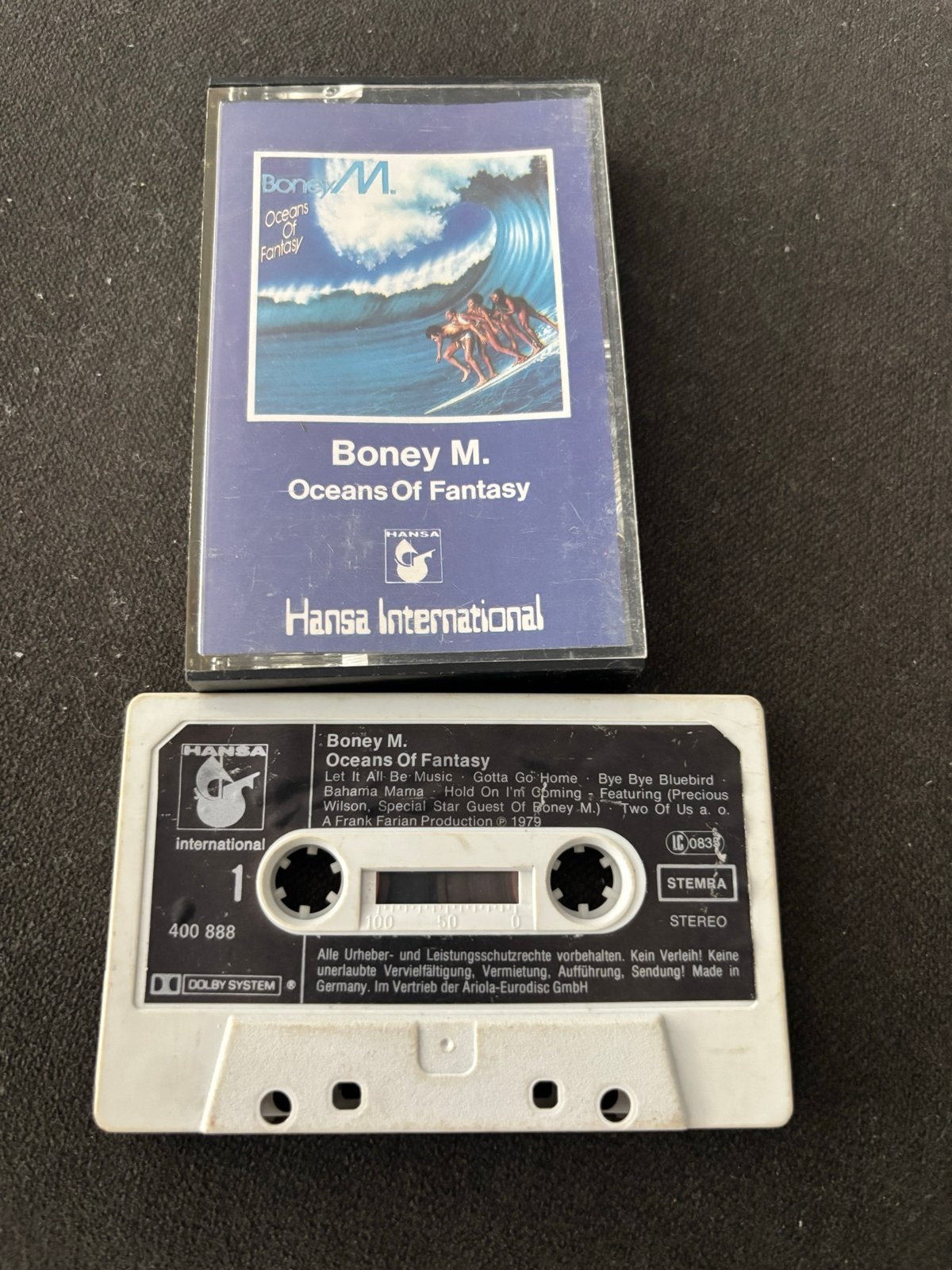 Boney M. - Oceans Of Fantasy Cassette (Hansa International), Cd's en Dvd's, Cassettebandjes, Gebruikt, 1 bandje, Ophalen of Verzenden