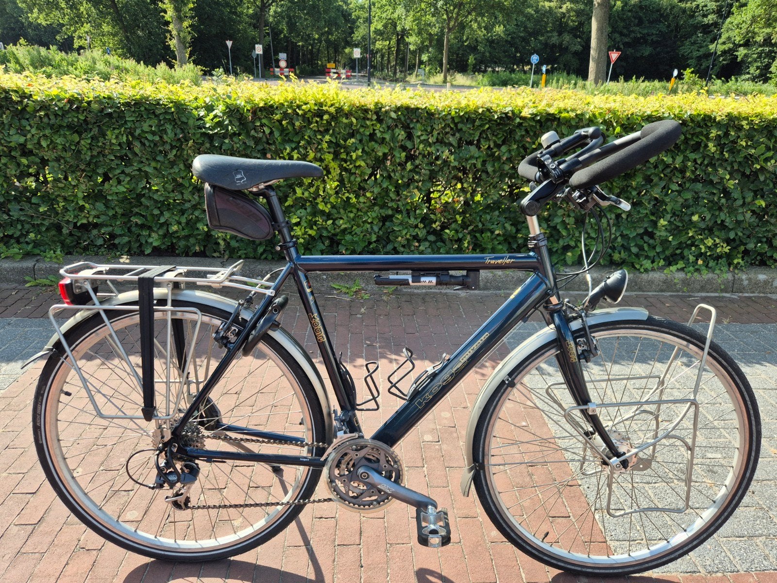 Koga Traveller Trekking / Vakantiefiets / Deore LX / Maat 57, Ophalen, 28 inch, Gebruikt, Velgrem