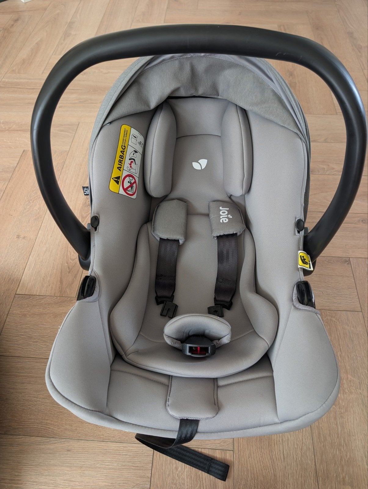 Joie i-Snug 2 Autostoel met Newborn Inleg, Autogordel of Isofix, Zijbescherming, Zo goed als nieuw, 0 t/m 13 kg