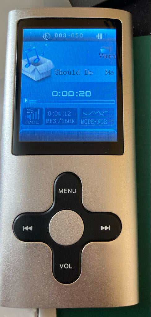Zolid 8GB MP4:MP3 Speler - Zo goed als nieuw, Ophalen of Verzenden, Zo goed als nieuw, Overige merken, 2 tot 10 GB