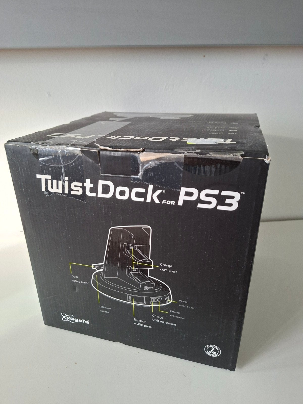 Vogel's TwistDock PS3 - Oplaadstation en standaard, Ophalen of Verzenden, Zo goed als nieuw, Overige typen, PlayStation 3