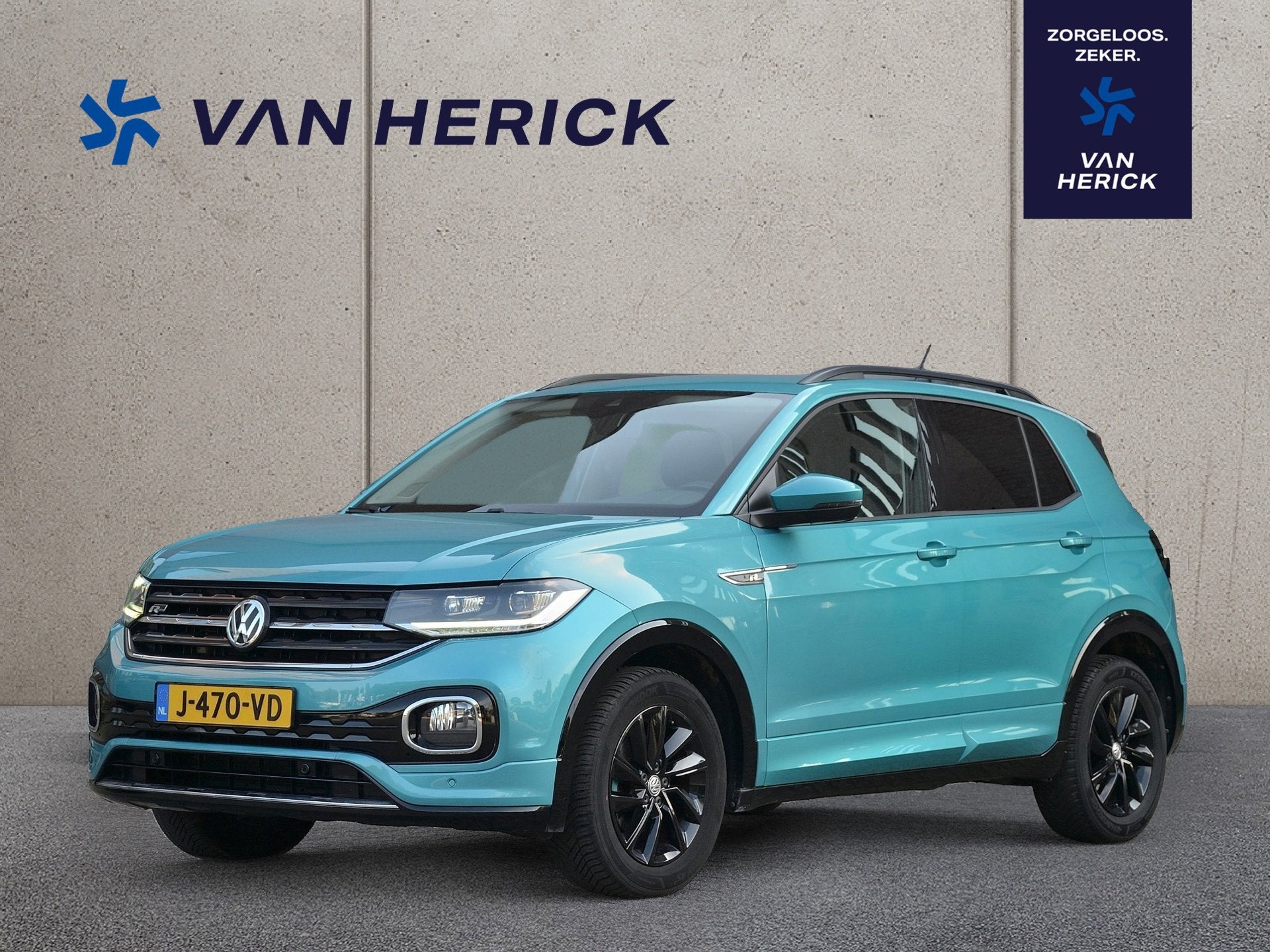 Volkswagen T-Cross 1.0 TSI Life 116PK R-Line | Winterpakket, Auto's, Voorwielaandrijving, Blauw, Bedrijf, Handgeschakeld