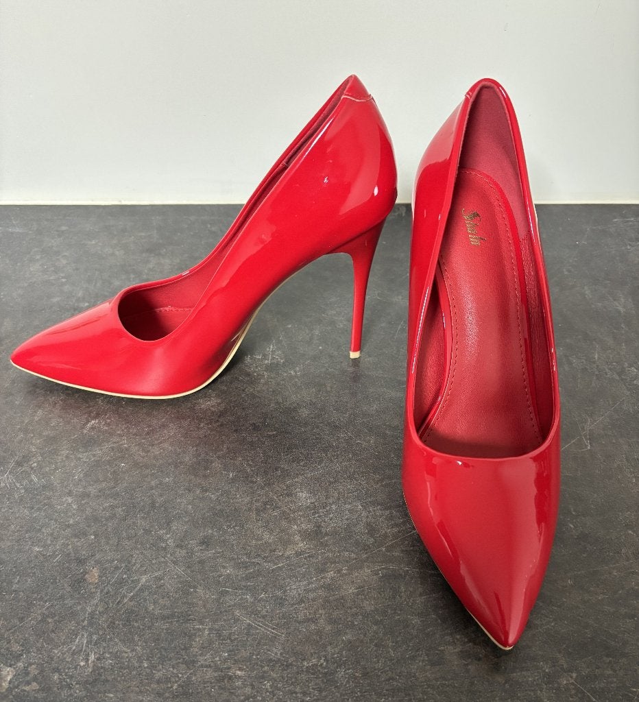 Highheels rode lak pumps maat 41, Pumps, Nieuw, Ophalen of Verzenden, Onbekend