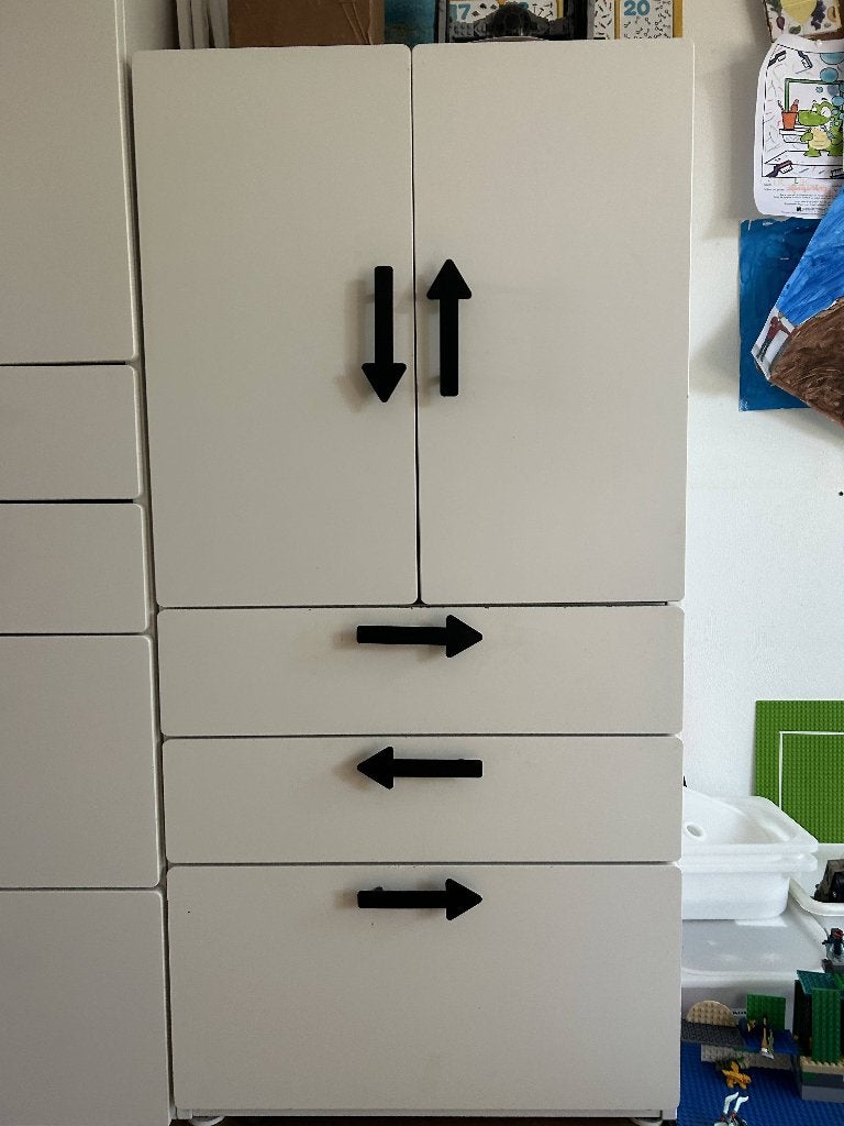 SMÅSTAD / PLATSA Boekenkast/opbergkast, wit 60x57x123 cm, Ophalen, Gebruikt, 100 tot 150 cm, Met lade(s)