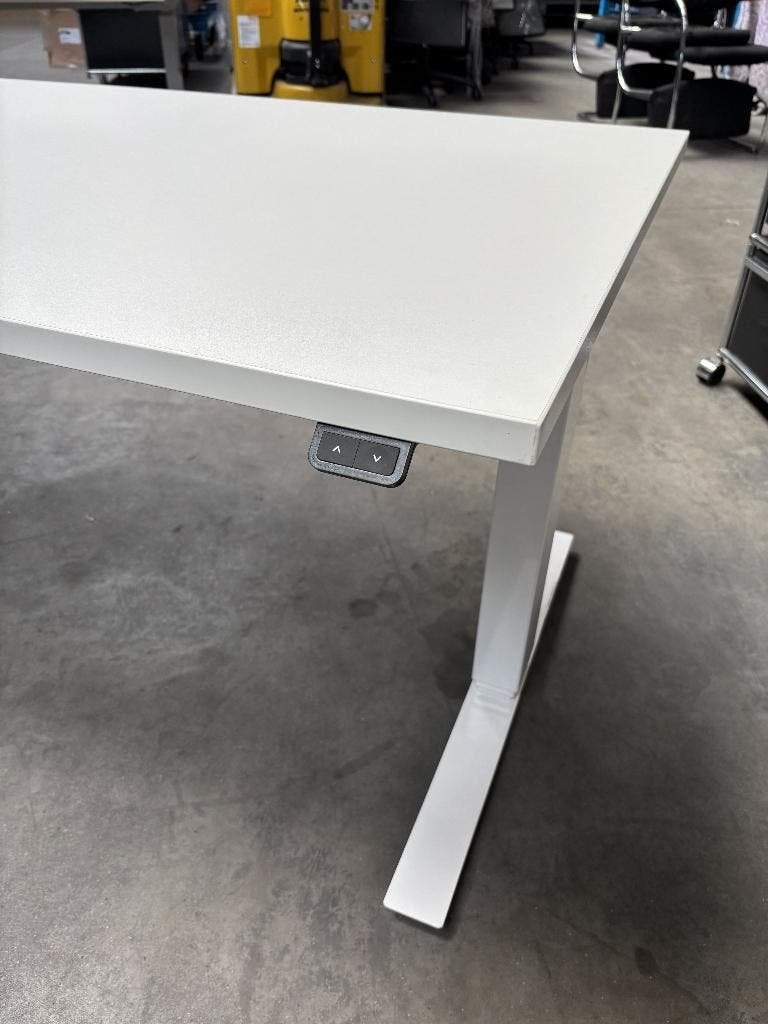 Elektrisch zit/sta bureau | 2 motoren | 160x80cm WIT, Huis en Inrichting, Bureaus, Zit-sta bureau, 160 cm, -, Hout