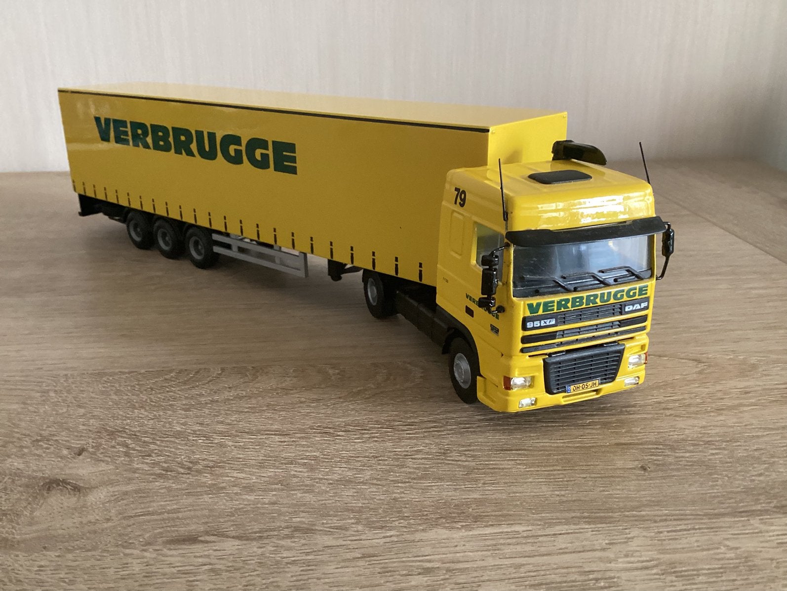 Zgan DAF 95 XF Kantcab Spiegels Luchtslangen oplegger, Ophalen of Verzenden, Zo goed als nieuw, Bus of Vrachtwagen, Lion Toys