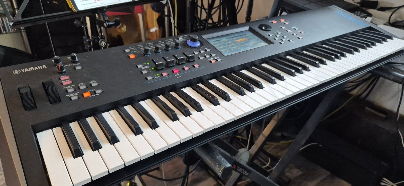 Yamaha MODX7 Synthesizer met 76 toetsen en hoes, Ophalen of Verzenden