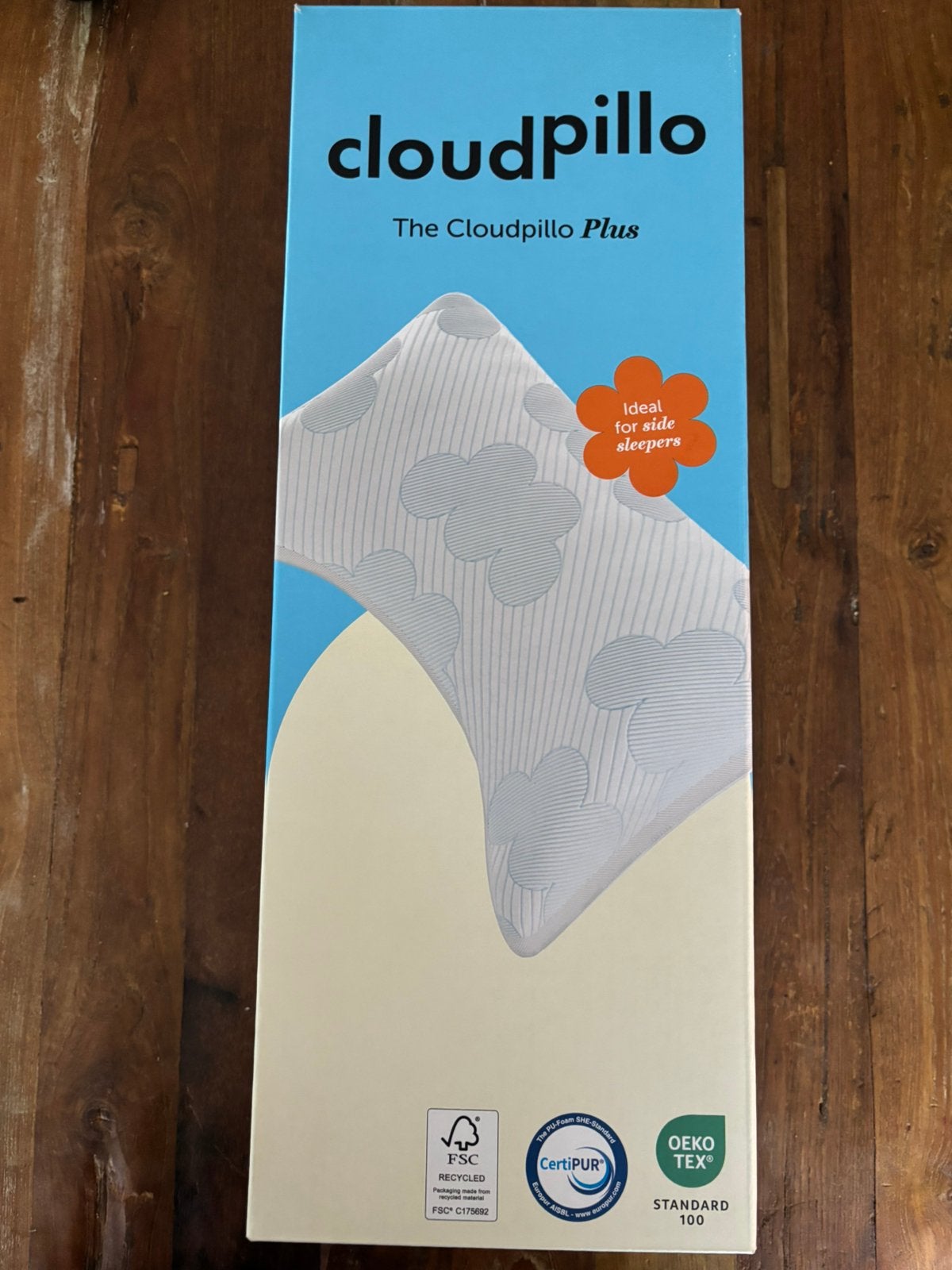 Cloud Pillo Plus - Nieuw / geseald, Ophalen, Eenpersoons, Wit, Nieuw