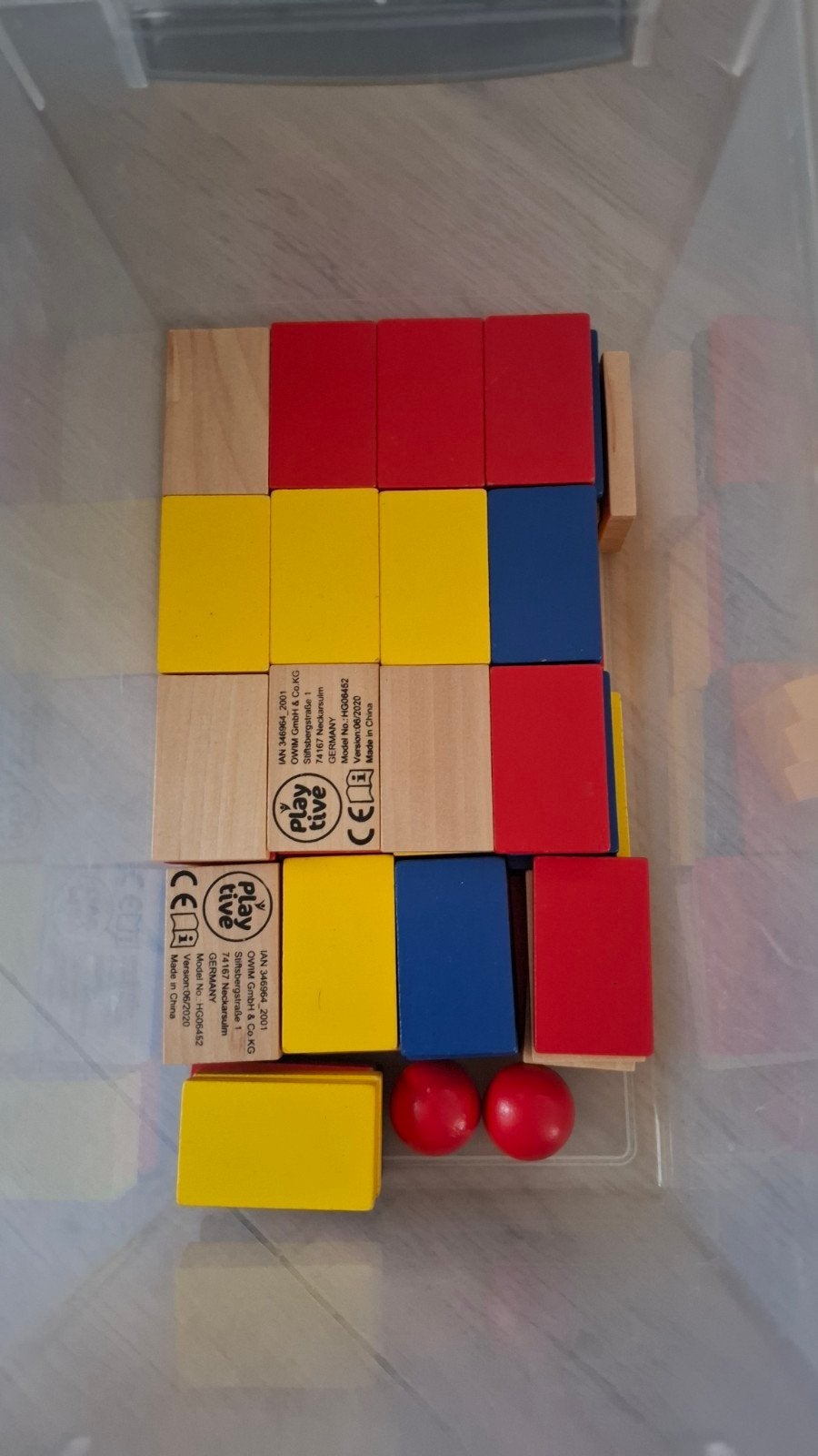 Complete set domino van hout., Ophalen, Zo goed als nieuw, Bouwen