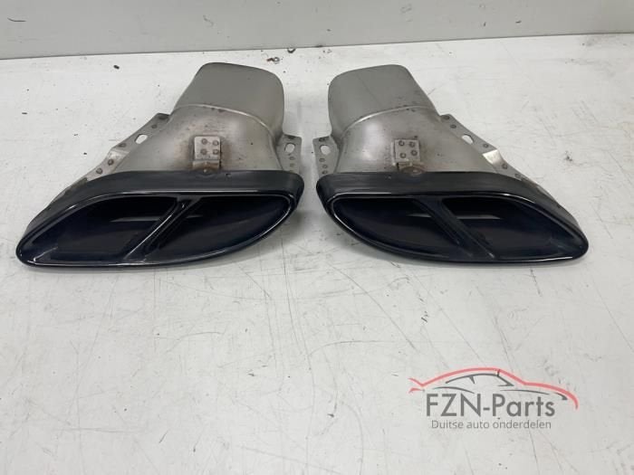 Mercedes-Benz E-Klasse E43 AMG Uitlaatsiestukken Zwart, Ophalen of Verzenden, Gebruikt