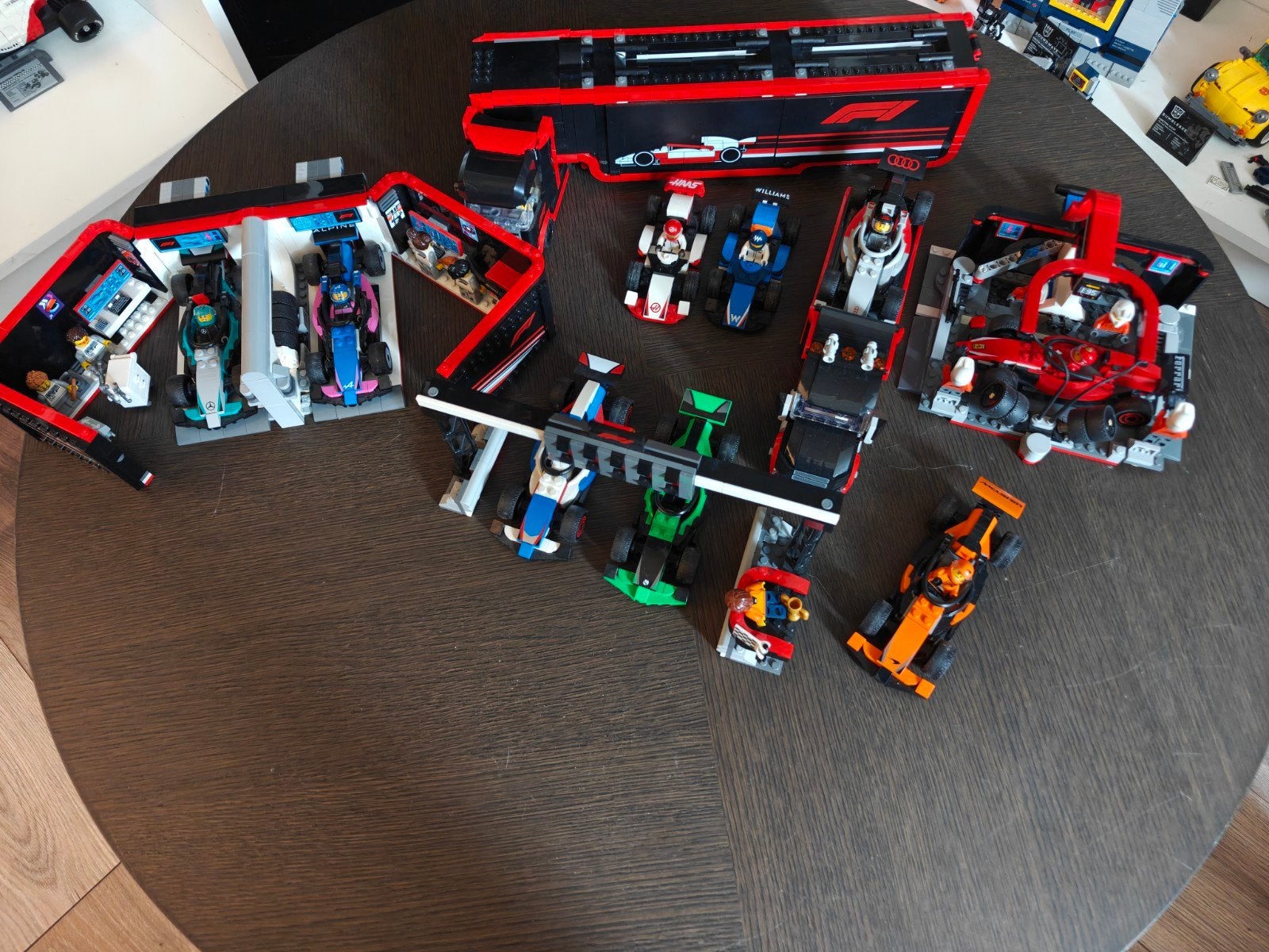 Lego Speed Champions F1 Race Set met Pitstops en Vrachtwagen, Ophalen of Verzenden, Gebruikt, Overige merken