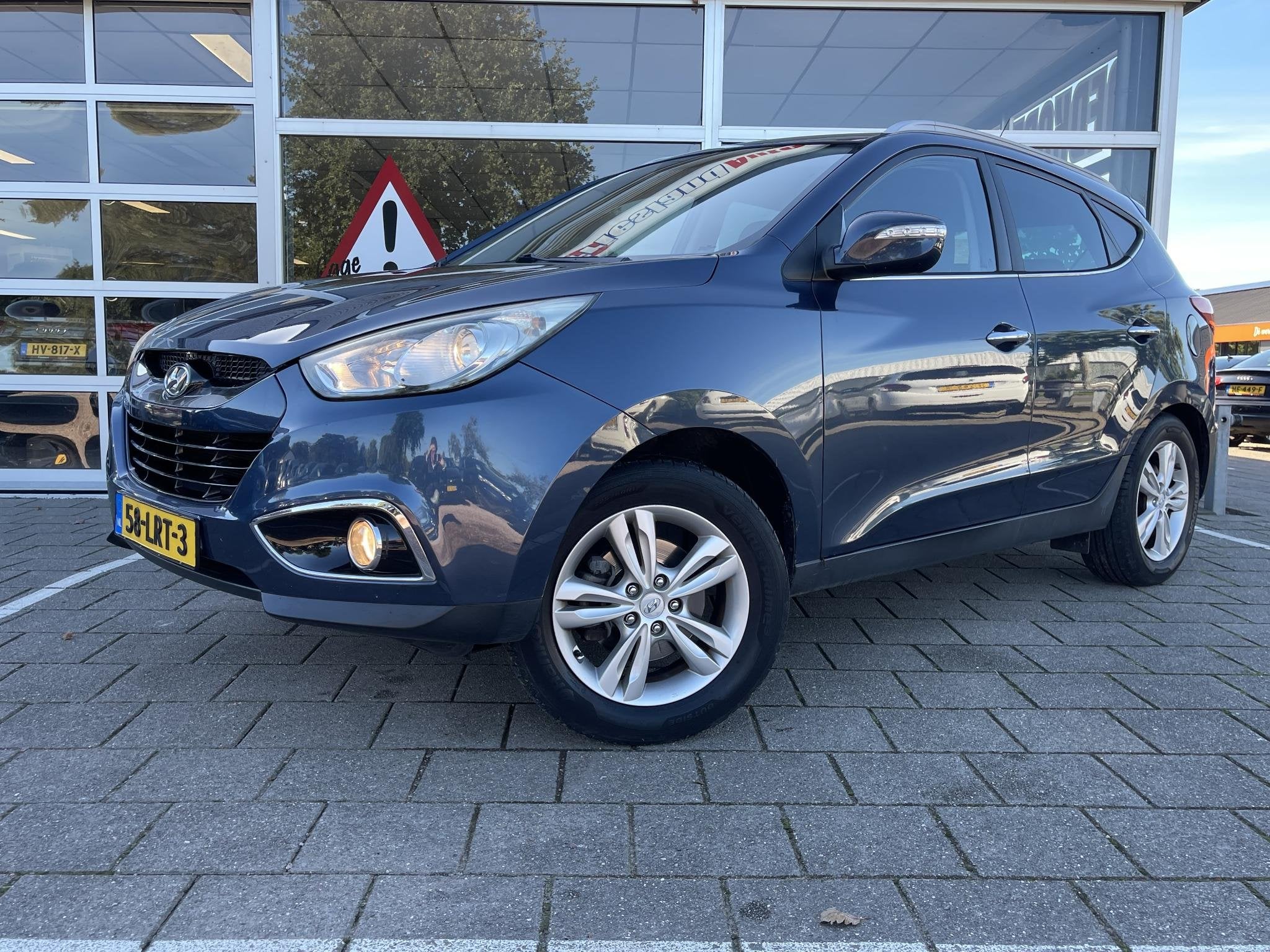Hyundai ix35 2.0i Active /Cruise/Clima/Camera/Trekhaak/, Stof, Gebruikt, 4 cilinders, Blauw
