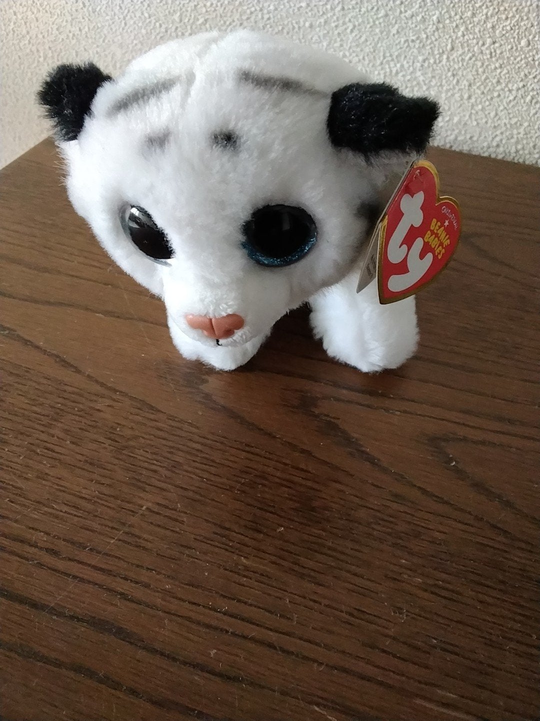 Ty Beanie Babies Tundra de Witte Tijger knuffel, Overige karakters, Ophalen of Verzenden, Klein (minder dan 20 cm), Wit