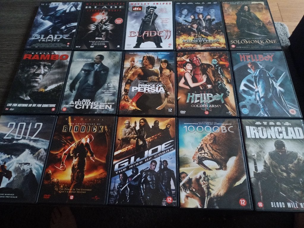 Dvd's 15 stuks, Alle leeftijden, Ophalen of Verzenden, Gebruikt, Overige gebieden