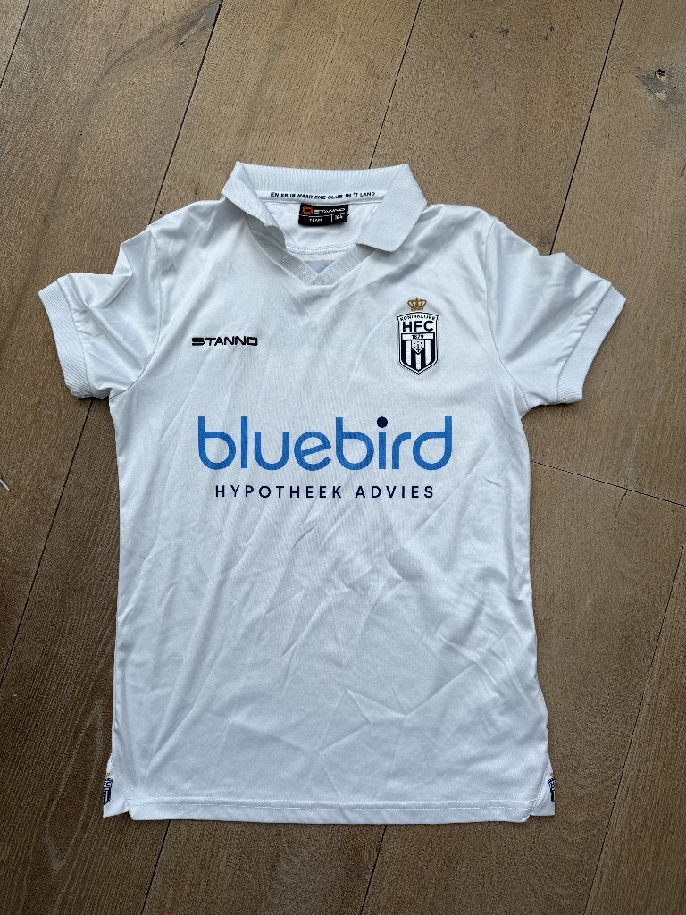 Voetbalclub HFC (Haarlem) Uit shirt wit maat 164, Maat XS of kleiner, Ophalen, Zo goed als nieuw, Shirt