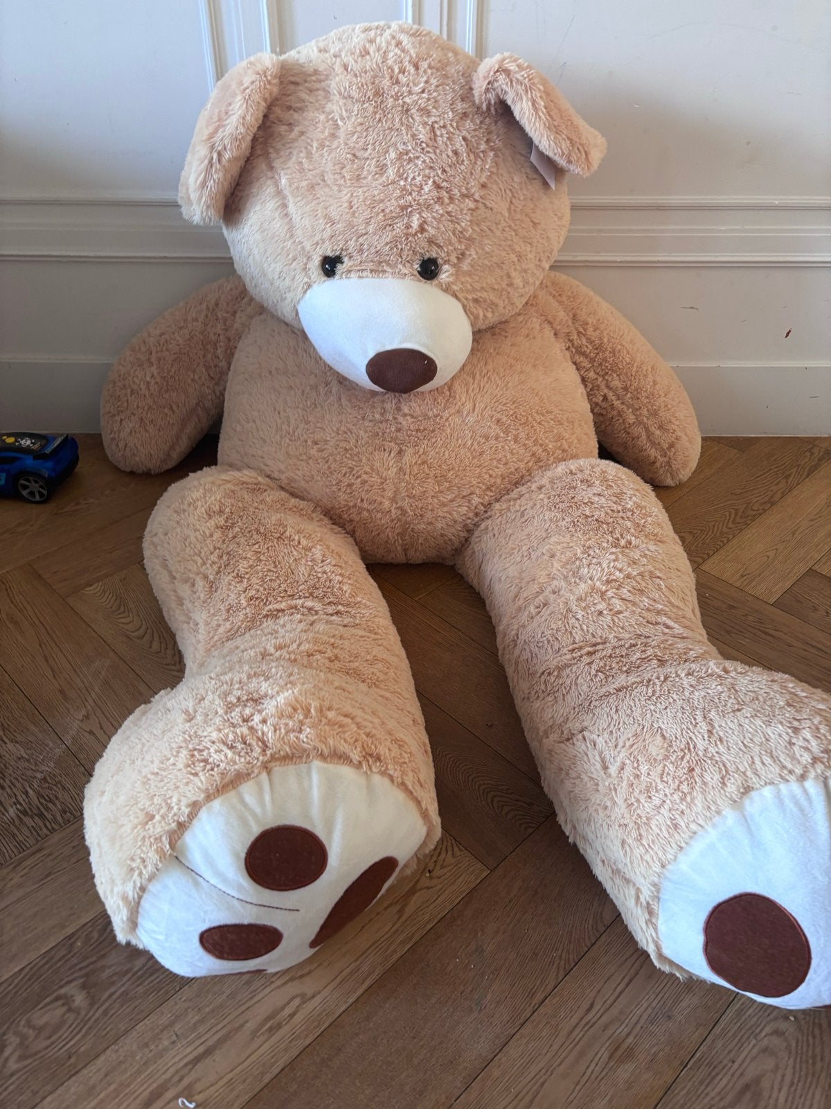 Grote teddybeer - 160 cm - nieuw, Ophalen, Overige merken, Overige karakters, Beer