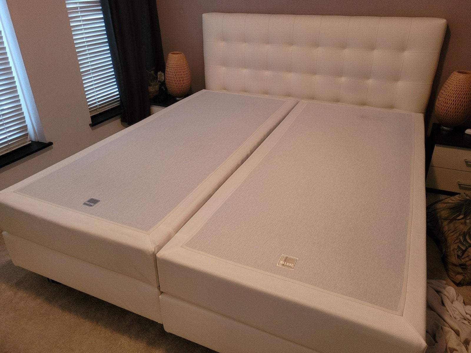 Pocketvering boxspring 180x200 Goossens, Ophalen, Overige materialen, Gebruikt, Tweepersoons