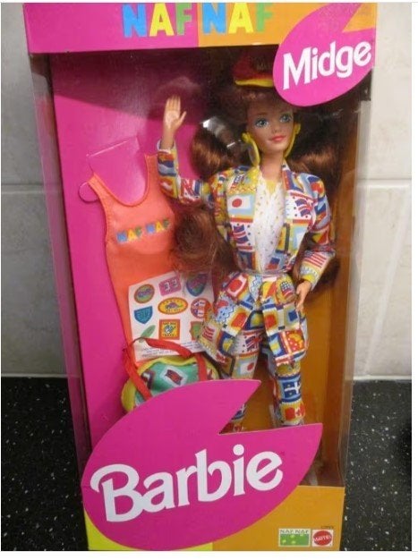 1991 BARBIE/MIDGE NAF NAF  NIEUW/NRFB, Verzenden, Nieuw, Fashion Doll