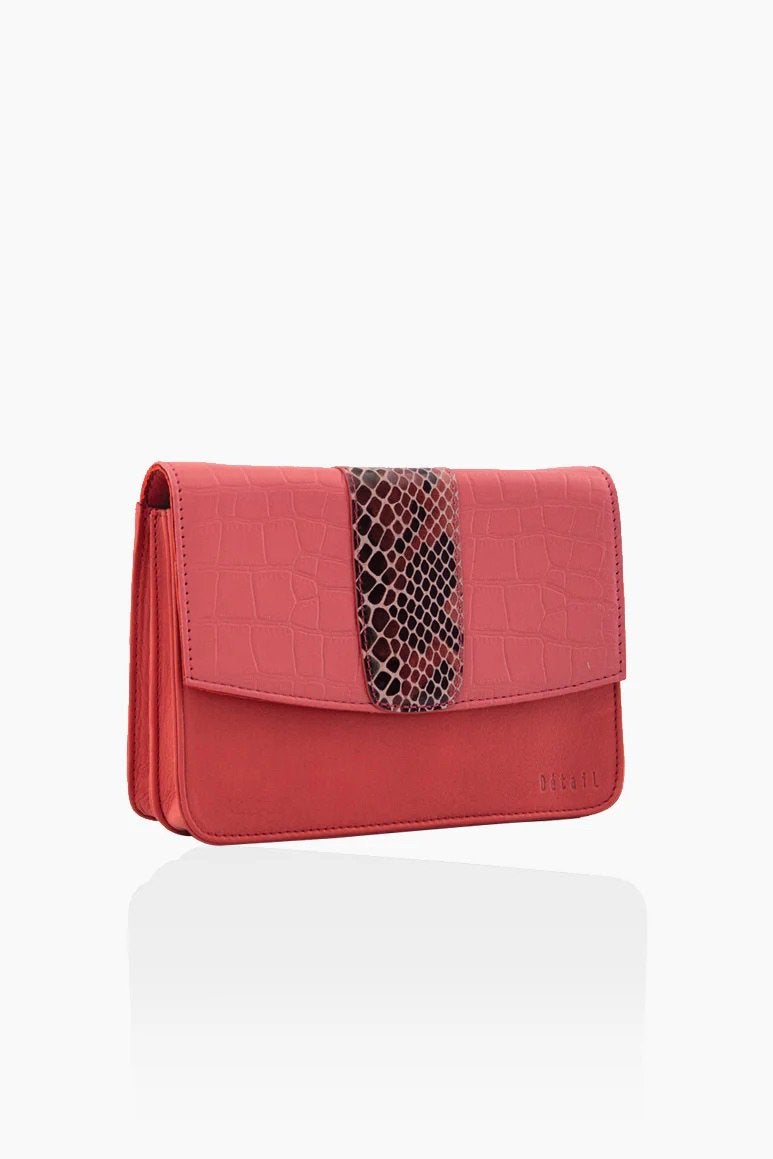 DétaiL shoulder bag 10203407519 - pink clay/croco, Ophalen of Verzenden, Nieuw
