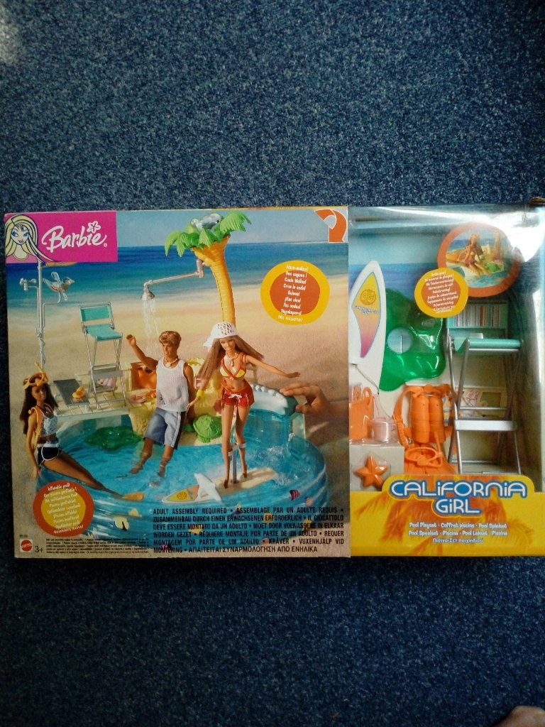 Barbie California girl pool play set, Ophalen of Verzenden, Nieuw, Accessoires