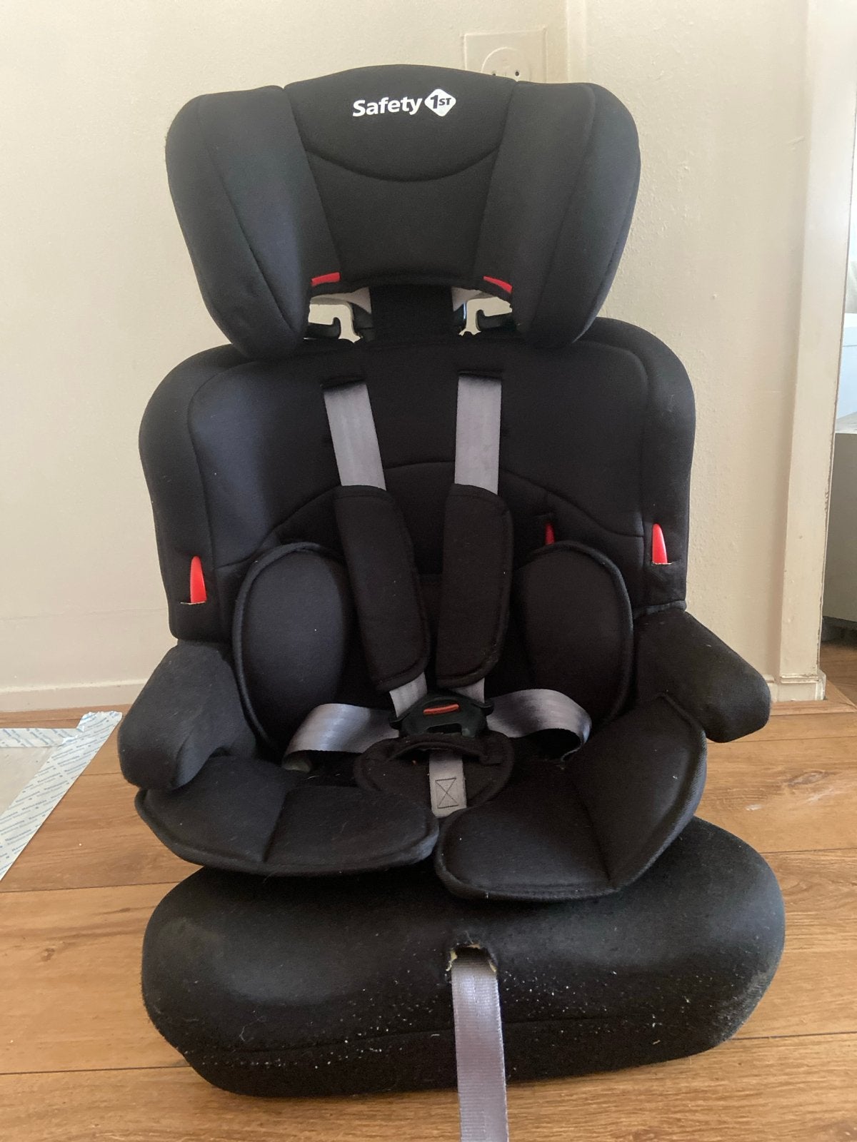 Safety 1st autostoel - Zwart, 9-18 kg, Kinderen en Baby's, Autostoeltjes, Overige merken, 9 t/m 36 kg, Gebruikt, Autogordel