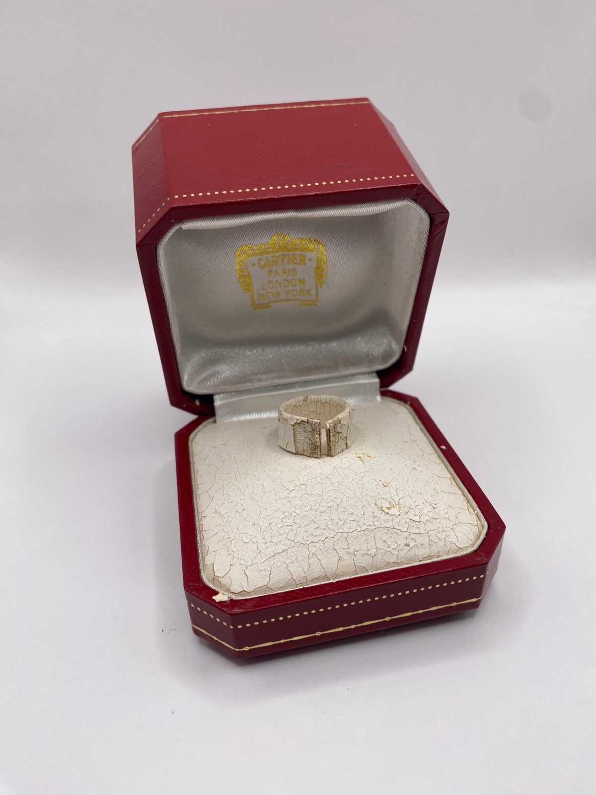 Cartier Sieradendoos Leeg Origineel Ring, Ophalen of Verzenden, Zo goed als nieuw, Overige materialen